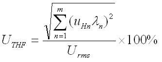 電話(huà)諧波因數計算公式