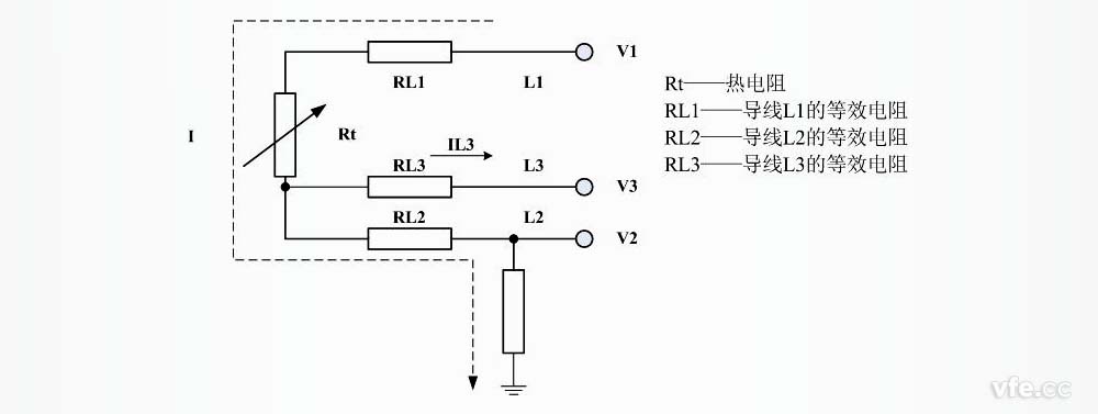 熱電阻三線(xiàn)制引線(xiàn)方式