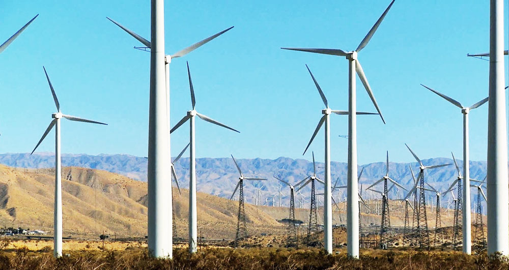 風(fēng)力發(fā)電現場(chǎng)