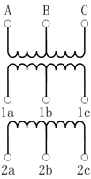 由V聯(lián)結組成的三相不接地電壓互感器 由V聯(lián)結組成的三相不接地電壓互感器