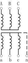由Y聯(lián)結組成的三相不接地電壓互感器 由Y聯(lián)結組成的三相不接地電壓互感器