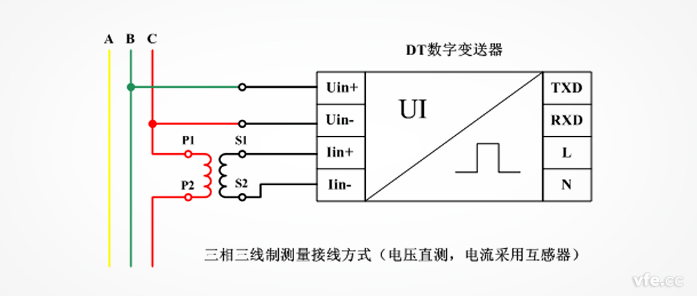 三相三線(xiàn)制接線(xiàn)圖 三相三線(xiàn)制接線(xiàn)圖