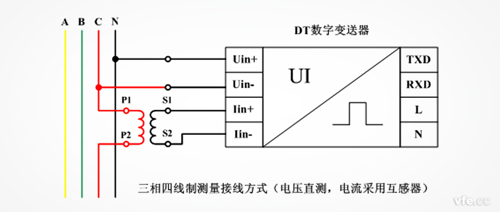 三相四線(xiàn)制接線(xiàn)圖 三相四線(xiàn)制接線(xiàn)圖