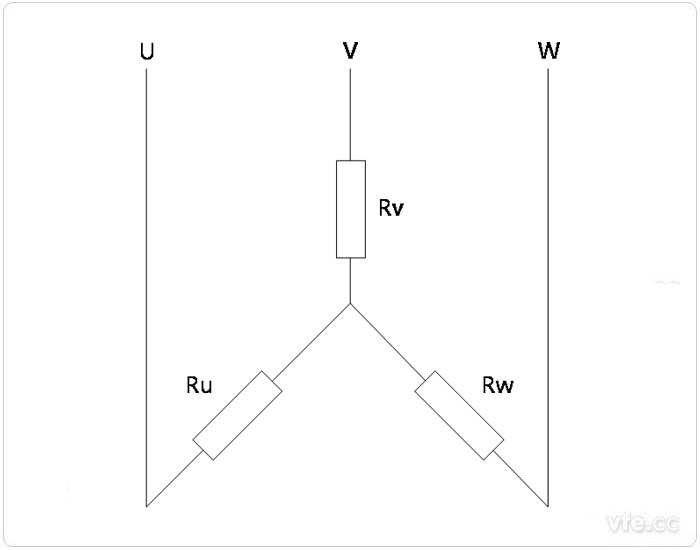星形繞組接法 星形繞組接法