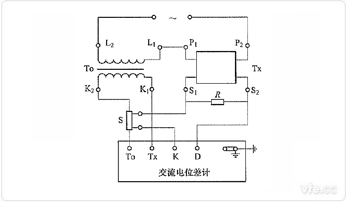 差值法原理測量非傳統電流互感器電壓輸出誤差線(xiàn)路