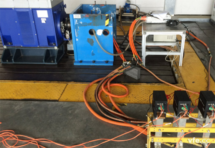 國內某牽引電機變頻器負載現場(chǎng)測量接線(xiàn)示意圖 國內某牽引電機變頻器負載現場(chǎng)測量接線(xiàn)示意圖