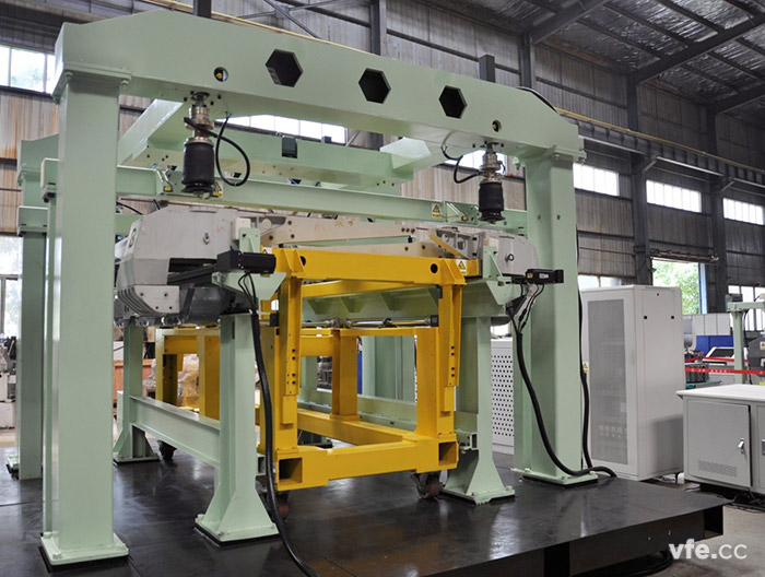 轉向架組裝檢測平臺實(shí)物圖