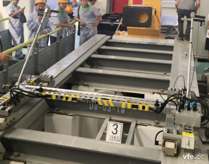 北京中低速磁浮S1線(xiàn)的H型軌檢儀