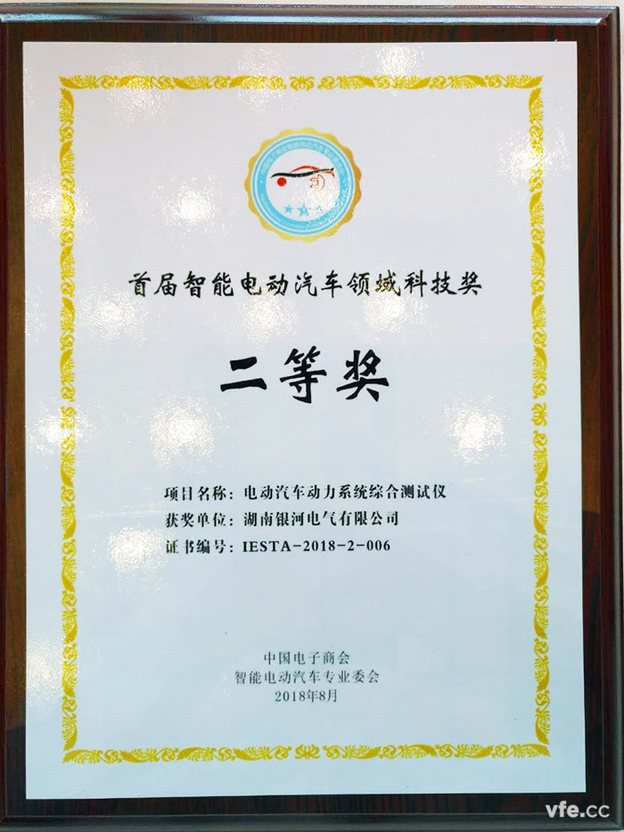 銀河電氣獲獎證書(shū) 銀河電氣獲獎證書(shū)