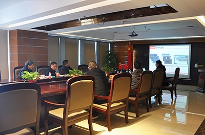 天利航空科技深圳有限公司來(lái)銀河電氣參觀(guān)考察