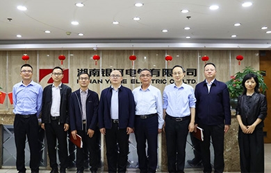 長(cháng)沙經(jīng)開(kāi)區領(lǐng)導蒞臨銀河電氣檢查指導