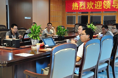 中船重工712所、中國兵器工業(yè)第58研究所綿陽(yáng)市維博電子于2014年7月14日訪(fǎng)問(wèn)銀河電氣